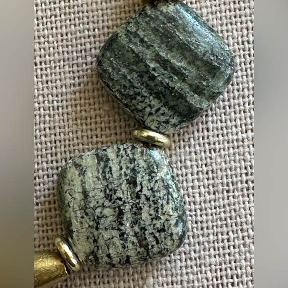 22 inch Zebra Jasper bead necklace NWOT - Picture 4 of 11